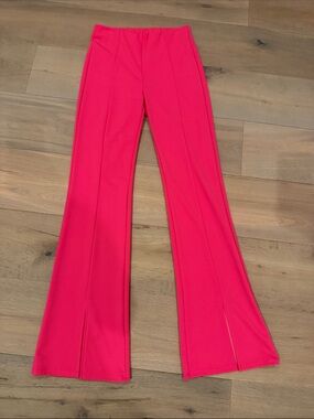 Bright Pink flare pant -s/m